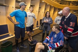 Vincent, from Make a Wish Suffolk County visited with Henrik and the NYR before losing his battle to cancer earlier this fall.