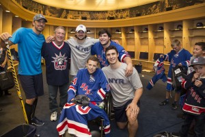 Vincent, from Make a Wish Suffolk County visited with Henrik and the NYR before losing his battle to cancer earlier this fall.