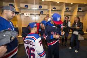 After enduring 10 brain surgeries, Nicholas Amodeo's dream to meet Henrik Lundqvist came true.