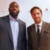 Henrik Lundqvist with NY Jet Muhammad Wilkerson (Manley Photography)