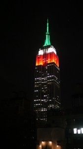 Empire State Building on 9.15.14 from Refinery Rooftop (Manley Photography)