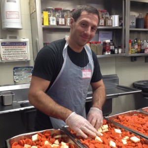 HLF volunteers served dinner to hundreds of New Yorkers in need of a warm meal.