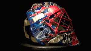 The mask designed by Henrik Lundqvist and Jeff Gordon.