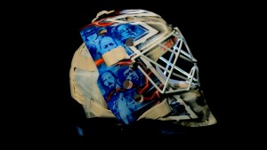 The mask designed by Henrik Lundqvist and John McEnroe.