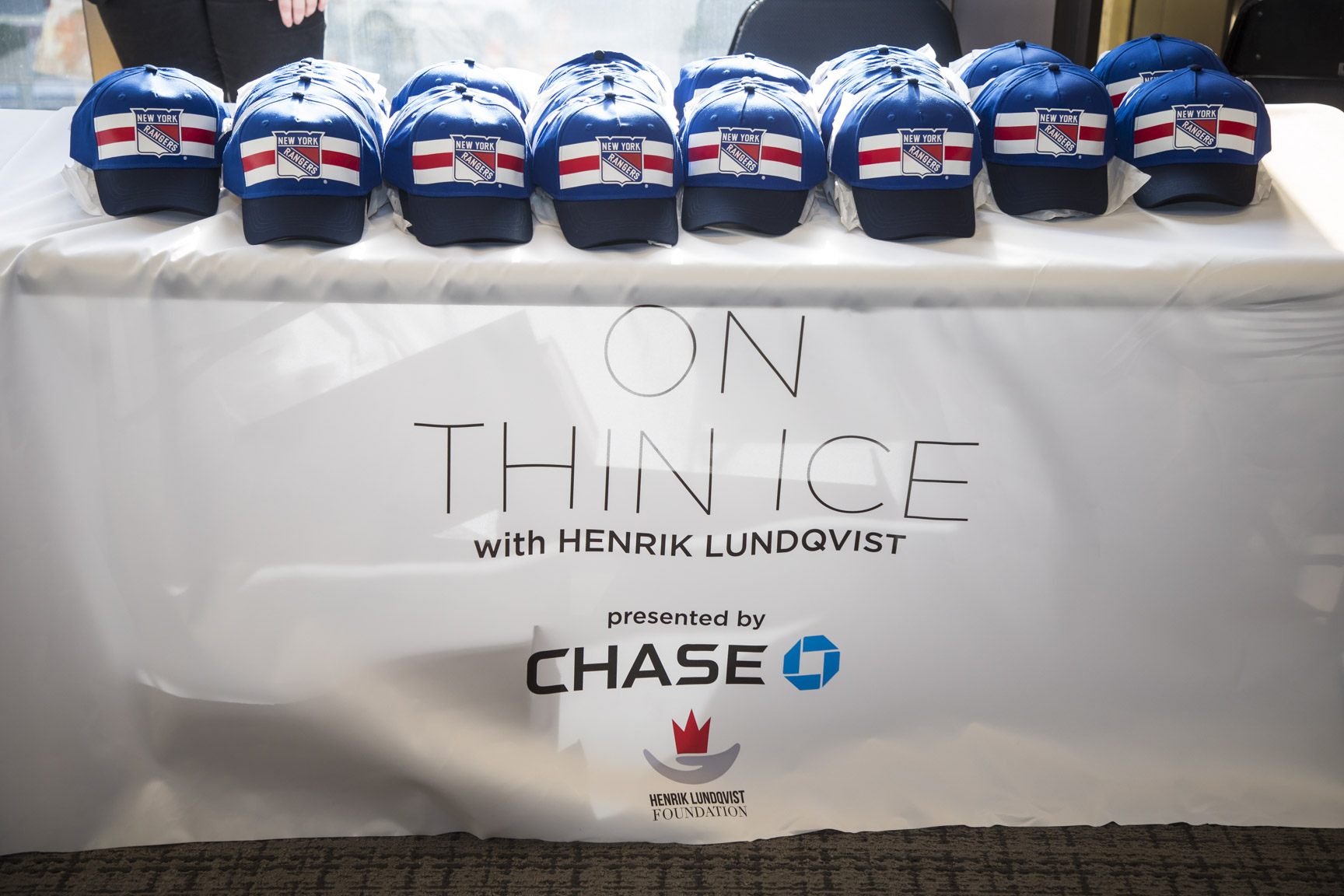 On Thin Ice with Henrik Lundqvist presented by CHASE – January 15th 2018 at Madison Square Garden, Picture Credit: Scott Levy/MSG Photos