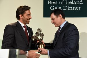 Henrik honored at the Best of Ireland Gala Dinner at the New York Athletic Club in NYC, January 2018