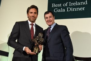 Henrik honored at the Best of Ireland Gala Dinner at the New York Athletic Club in NYC, January 2018