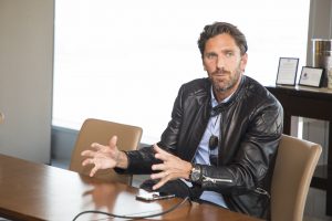 September 17, 2017: The graduating class of the 2016/2017 Henrik Lundqvist Foundation young ambassadors meet Henrik Lundqvist and talk about the various service projects they completed during the year.