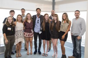 September 17, 2017: The graduating class of the 2016/2017 Henrik Lundqvist Foundation young ambassadors meet Henrik Lundqvist and talk about the various service projects they completed during the year.