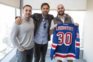 September 17, 2017: The graduating class of the 2016/2017 Henrik Lundqvist Foundation young ambassadors meet Henrik Lundqvist and talk about the various service projects they completed during the year.