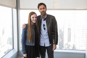 September 17, 2017: The graduating class of the 2016/2017 Henrik Lundqvist Foundation young ambassadors meet Henrik Lundqvist and talk about the various service projects they completed during the year.