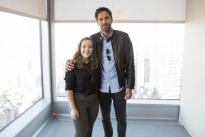 September 17, 2017: The graduating class of the 2016/2017 Henrik Lundqvist Foundation young ambassadors meet Henrik Lundqvist and talk about the various service projects they completed during the year.