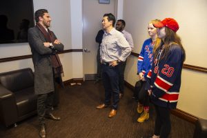 On January 16th 2019 HLF hosted a 2nd ice-skating event with CHASE at the Madison Square Garden. Guests were invited for dinner, a Q&A hosted by Bill Pidto and ice-skating at the world’s most famous arena together with Henrik Lundqvist. NYR’s Mika Zibanejad brought the event to another level with his DJ skills.

 