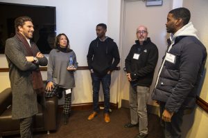 On January 16th 2019 HLF hosted a 2nd ice-skating event with CHASE at the Madison Square Garden. Guests were invited for dinner, a Q&A hosted by Bill Pidto and ice-skating at the world’s most famous arena together with Henrik Lundqvist. NYR’s Mika Zibanejad brought the event to another level with his DJ skills.

 