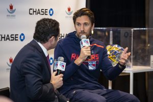 On January 16th 2019 HLF hosted a 2nd ice-skating event with CHASE at the Madison Square Garden. Guests were invited for dinner, a Q&A hosted by Bill Pidto and ice-skating at the world’s most famous arena together with Henrik Lundqvist. NYR’s Mika Zibanejad brought the event to another level with his DJ skills.

 