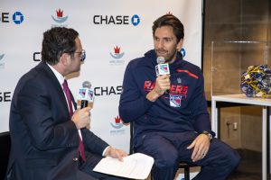 On January 16th 2019 HLF hosted a 2nd ice-skating event with CHASE at the Madison Square Garden. Guests were invited for dinner, a Q&A hosted by Bill Pidto and ice-skating at the world’s most famous arena together with Henrik Lundqvist. NYR’s Mika Zibanejad brought the event to another level with his DJ skills.

 