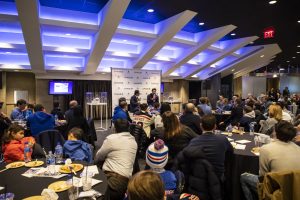 On January 16th 2019 HLF hosted a 2nd ice-skating event with CHASE at the Madison Square Garden. Guests were invited for dinner, a Q&A hosted by Bill Pidto and ice-skating at the world’s most famous arena together with Henrik Lundqvist. NYR’s Mika Zibanejad brought the event to another level with his DJ skills.

 