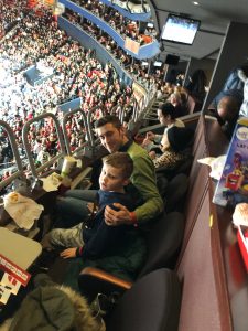 On January 26 2019, the 2nd group of families from the Ronald McDonald House in Gothenburg were hosted for a Frolunda game and a meet & greet with Joel during the 2018/19 season.