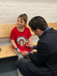 On Saturday March 9th, HLF together with Frolunda & Joel Lundqvist hosted the 4th group of families for the 2018/19 season from the Ronald McDonald House in Gothenburg.