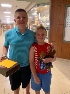 Allen Magie with friend and fellow hockey player, Matt Adonis, who inspired Allen’s Toy & Game Drive to benefit the Children’s Hospital at Saint Peter’s. 