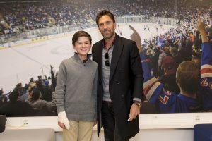 October 13, 2019: HLF Young Ambassadors present their projects to Henrik Lundqvist at Madison Square Garden.