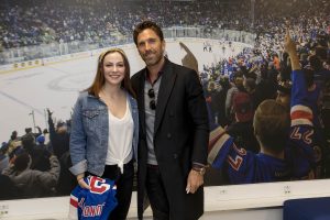 October 13, 2019: HLF Young Ambassadors present their projects to Henrik Lundqvist at Madison Square Garden.