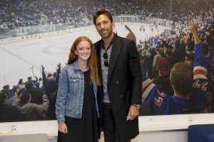 October 13, 2019: HLF Young Ambassadors present their projects to Henrik Lundqvist at Madison Square Garden.