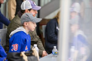 October 26, 2019: The Henrik Lundqvist Foundation, through GDF, presents a $50,000 check to Cohen Children’s Medical Center after the Rangers practice at the MSG Training Center.