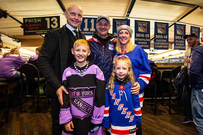 November 25, 2019: The New York Rangers defeat the Minnesota Wild, 3-2, during overtime at Madison Square Garden in New York City.