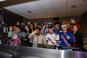 Children and their families from Make-A-Wish Connecticut enjoyed a night Henrik’s Crease on Saturday April 9th. They had a special visit from NYR alumni Glenn Anderson.